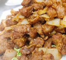 Scallion Stir-Fried Lamb