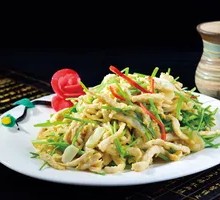 Stir-fried Tripe with Mustard Greens