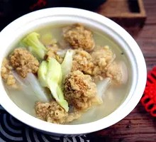 Steamed Pork Fritters