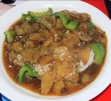Three Fresh Vegetables Rice Bowl
