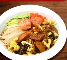 Old-Style Three Delicacies Noodle with Sauce