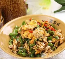 Green Pepper Egg Knife-Sliced Noodles