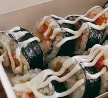 Crab Stick Seaweed Rice Roll