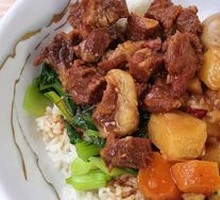 Braised Beef Noodle Rice