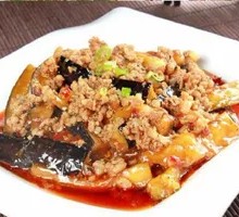 Minced Pork and Eggplant Rice Bowl