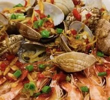 Clam and Shrimp Stir-fry