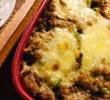 Black Pepper Beef Rice Bake
