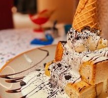 Ice Cream Honey Toast