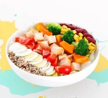 低脂鸡胸暖沙拉