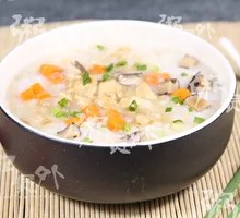 Chicken and Mushroom Rice Porridge