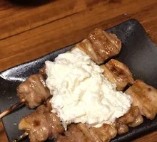 Grilled Chicken Salad Skewers