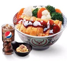 Teriyaki Chicken Rice with Mashed Potatoes
