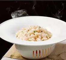 Hand-peeled River Shrimp with Job's Tears
