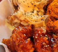 Cheese Onion Fried Chicken