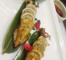 Cantonese Sticky Rice in Squid Tubes