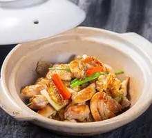 Seafood Ginger Baked Abalone Chicken