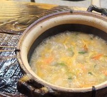 Dried Scallop Shrimp Crab Rice Porridge