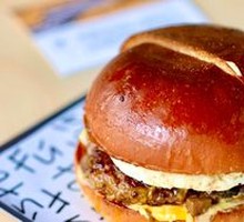 Wild Mushroom Beef Burger