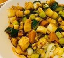 Kung Pao Chicken Noodles