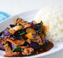 Fish-flavored Eggplant Rice Bowl