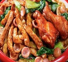 Princess QI's Spicy Chicken and Enoki Mushroom Rice