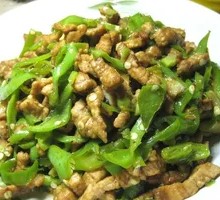 Green Pepper Shredded Pork Rice