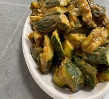 Peanut Sauce Cucumber