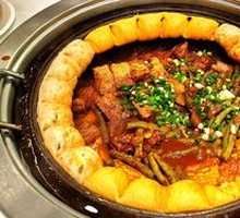 Stewed Pork Ribs with Flatbread
