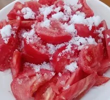 Tomato with sugar