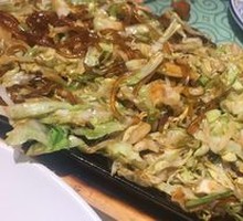 Sizzling Cabbage with Glass Noodles