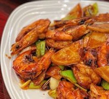 Shrimp Stir-fried with Potatoes