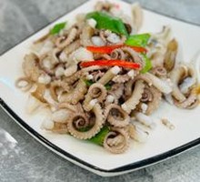 Steamed Octopus