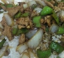 Black Pepper Beef Rice Bowl