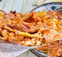 Double Duck Egg Yolk Pancake