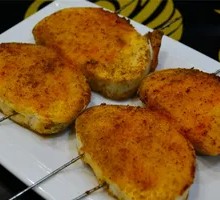 Grilled Steamed Bun Slices