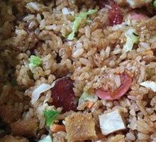 Chicken Cutlet and Squid Ball Rice Combo