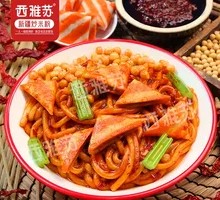 Crab Cake Stir-Fried Rice Noodles