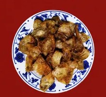 Oil-fried gluten noodles
