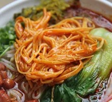 Enoki Mushroom Rice Noodles