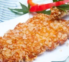 大饼夹鸡排