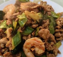 Stir-Fried Shrimp and Pork Slices