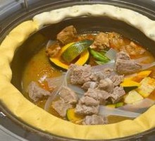 Stewed Pork Ribs with Flatbread