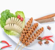 Grilled Wheat Gluten Skewers