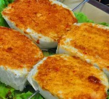 Grilled Steamed Bun Slices