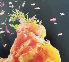 酥皮桃花虾