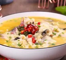 Spicy Sour Fish in Golden Soup