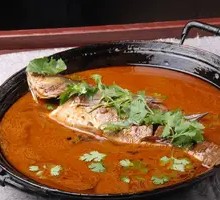 Stewed Fish in Iron Pot