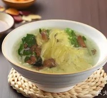 Vegetable Dumpling Soup