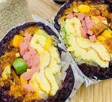 Soy Sauce Spicy Crispy Lotus Root Rice Ball