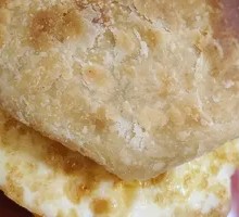 Scallion pancake with fried egg